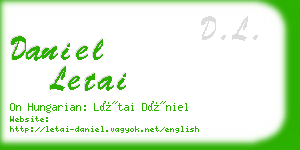 daniel letai business card